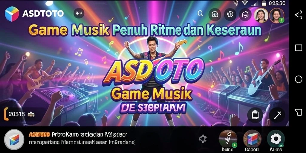 Tampilan gameplay ASDTOTO yang dinamis dan berwarna.