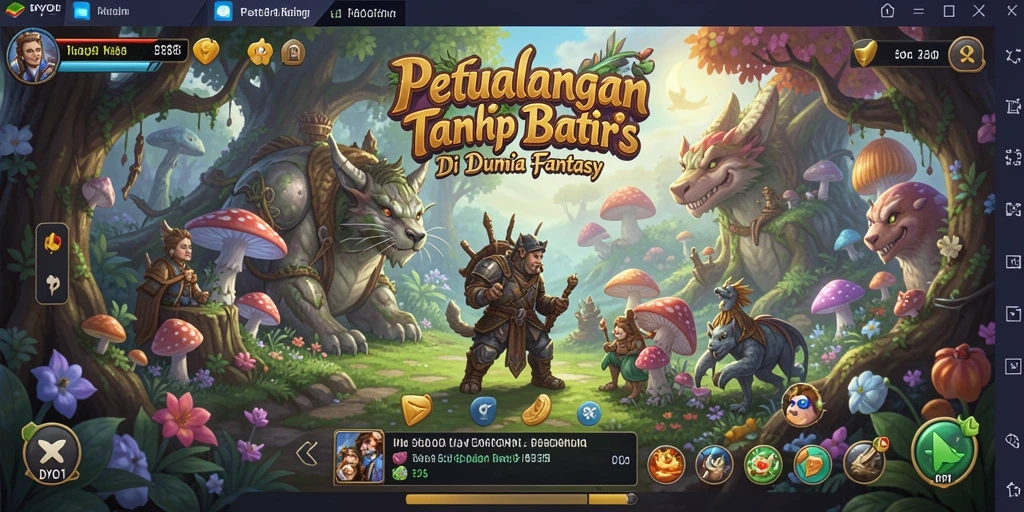 Tampilan gameplay DYO1 yang menakjubkan dengan karakter dalam petualangan.