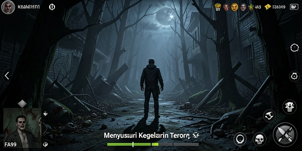 Gameplay menegangkan dengan suasana Horror yang mencekam.