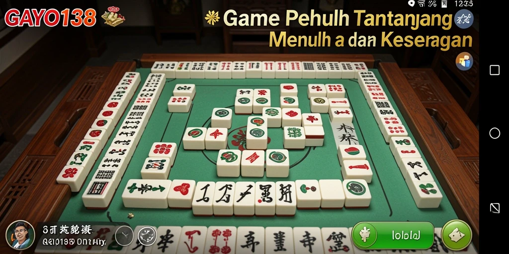 Tampilan menarik dari gameplay Mahjong GAYO138.