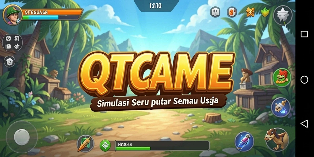 Tampilan gameplay QTGAME yang realistis dan menarik.
