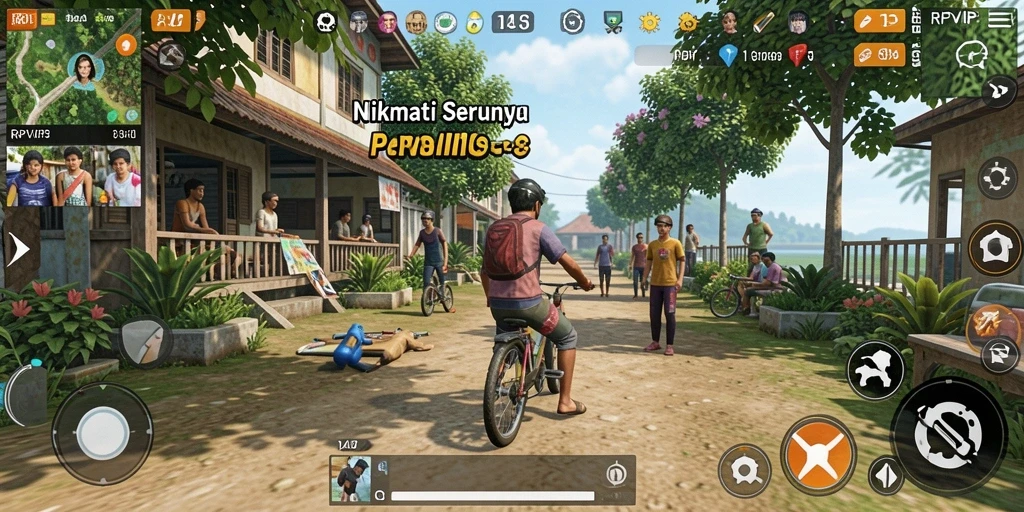 Tampilan gameplay RPVIP3 yang seru dan menghibur.
