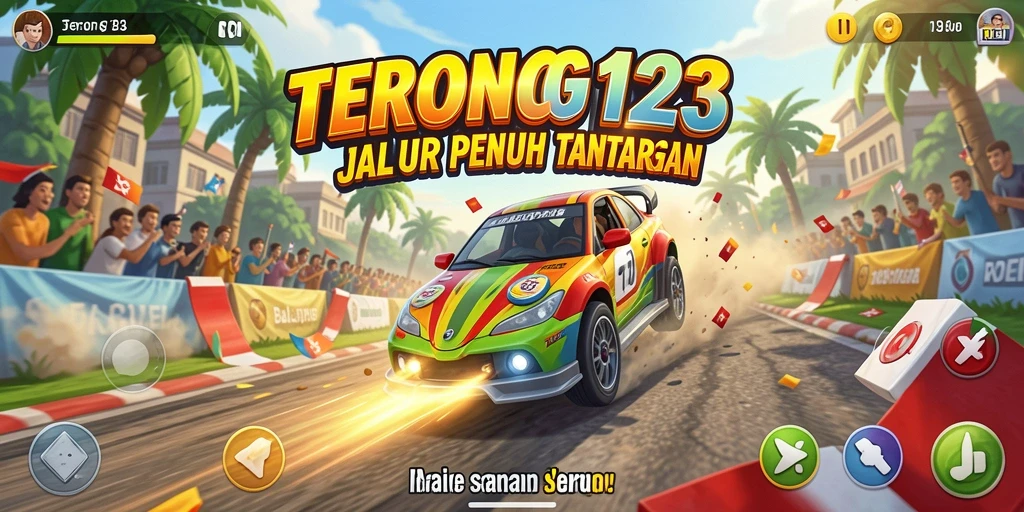 Gameplay seru TERONG123 dalam balapan penuh aksi.