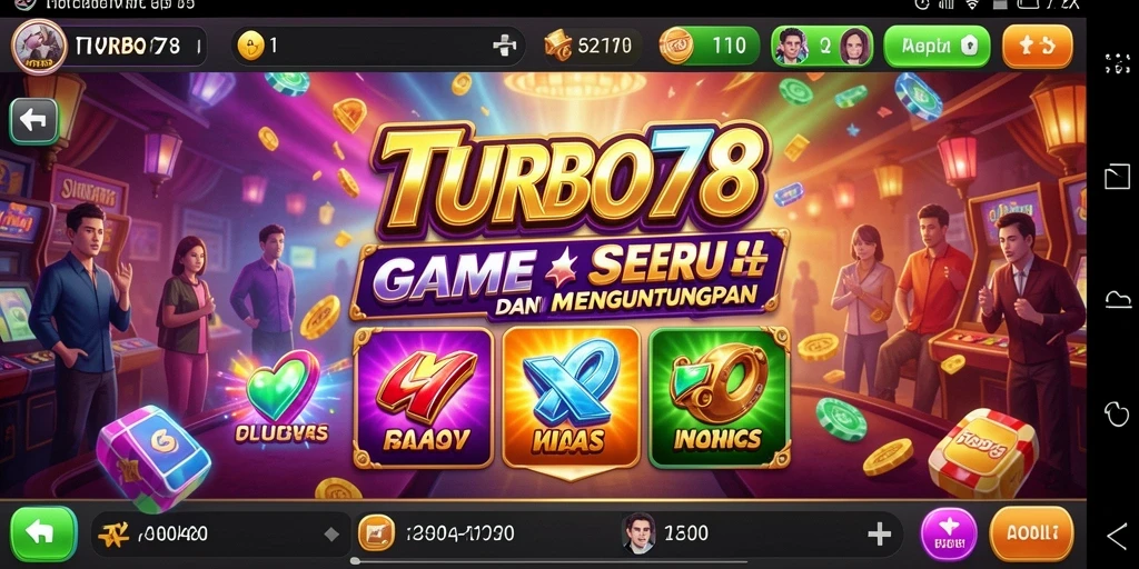 Gameplay seru di TURBO78 dengan berbagai tema Slot