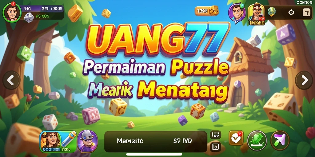 Tampilan gameplay <strong>UANG77</strong> yang menawan dengan teka-teki menantang.